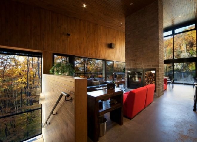 La Source Spa, Blouin Tardif Architects, spa, geothermal spa, canada, solar passive design, green building