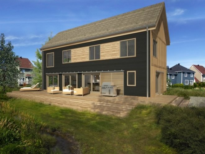 Lofthouse, Blu Homes, prefab home, prefab, new england architecture, traditional architecture, green home