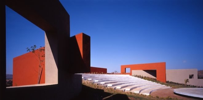 natural materials, recycled materials, rainwater harvesting, sustainable design, green design, eco-design, Lupin Research Center, Malik Architecture, India, terra cotta, daylighting, passive cooling, passive heating, energy efficiency