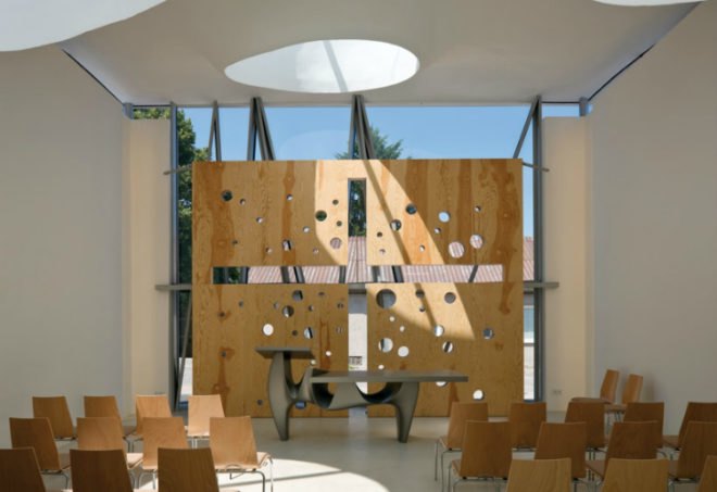 Martin Luther Church Hainburg, Coop Himmelb(l)au, austria, daylighting, church, hainburg, eco church