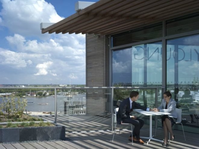 Mint Hotel Amsterdam, Bennetts Associates, eco hotel, green hotel, green roof, amsterdam, mint hotel,