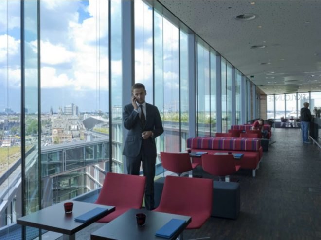 Mint Hotel Amsterdam, Bennetts Associates, eco hotel, green hotel, green roof, amsterdam, mint hotel,
