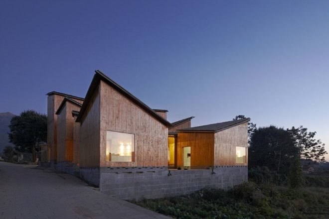 Trace Architecture Office, green building, green design, eco-design, sustainable design, local materials, Museum of Handcraft Paper, China, Yunnan, bamboo, volcanic stone, natural lighting, natural ventilation