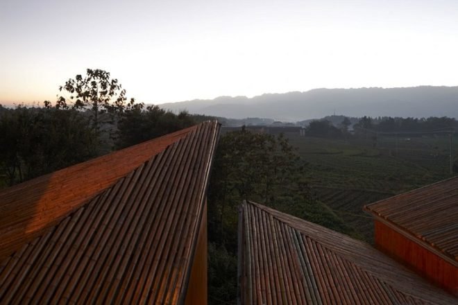 Trace Architecture Office, green building, green design, eco-design, sustainable design, local materials, Museum of Handcraft Paper, China, Yunnan, bamboo, volcanic stone, natural lighting, natural ventilation