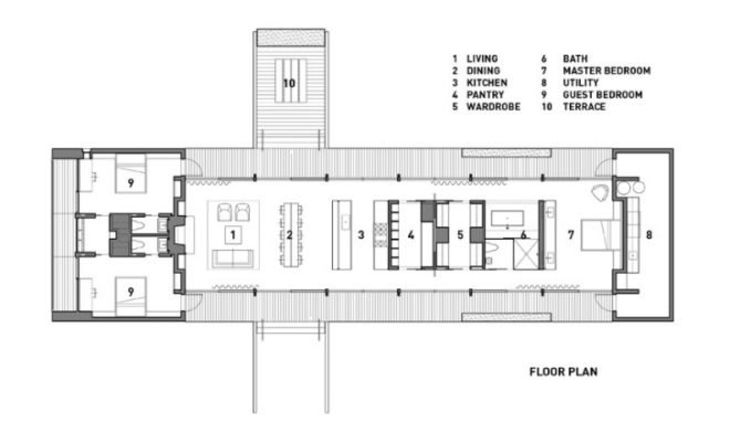 North Beach Residence, Heliotrope Architects, net zero home, summer home, green roof, orcas island, solar power, low impact