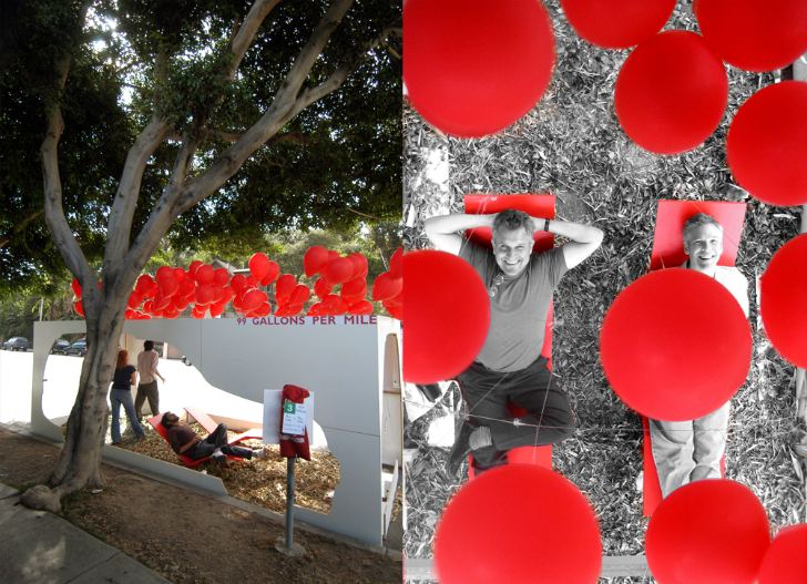 Parking Day, Lehrer Architects, LA, carbon footprint, SUV, PARK(ing) Day