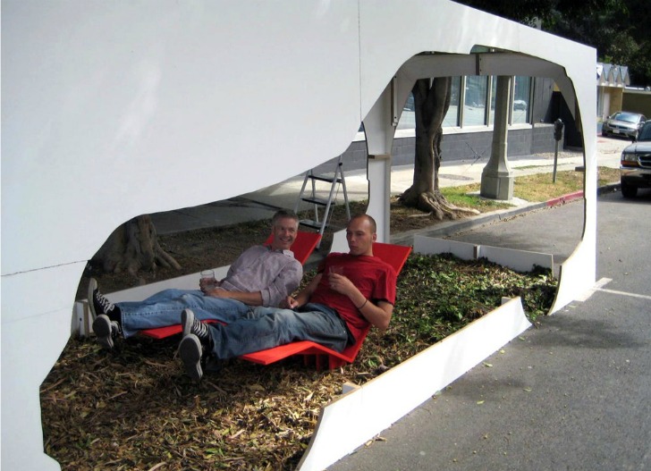 Parking Day, Lehrer Architects, LA, carbon footprint, SUV, PARK(ing) Day