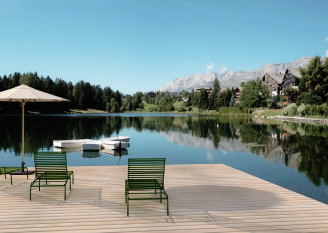 green design, eco design, sustainable design, Personeni Raffaele Scharer Architectes, Switzerland, Aquapark, green roof, Crans-Montana, Swiss Alps, Eco-retreat