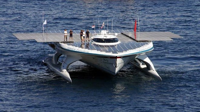 green design, eco design, sustainable design, solar power, solar panels, lithium-ion battery, solar powered ship, PlanetSolar, Hong Kong, Renewable energy, TURANOR