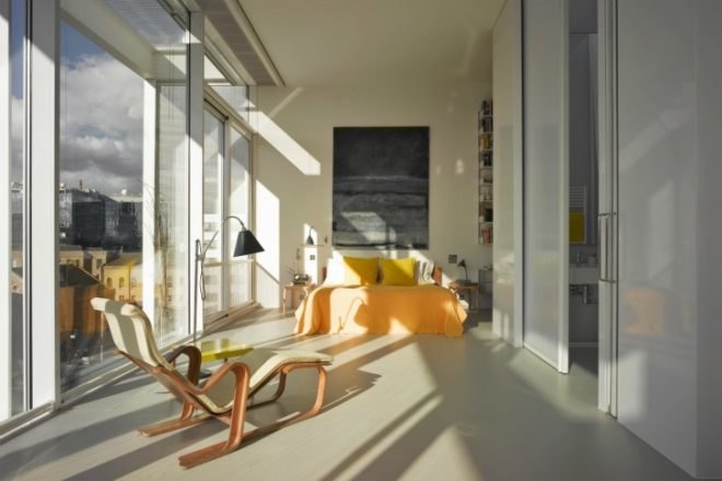 Roof Garden Apartment, Tonkin Liu, rooftop apartment, vertical garden, london, green roof, eco apartment
