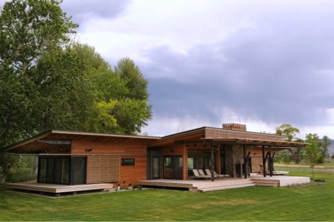 Ruby Springs Prefab, Medicine Hat Inc, montana, prefab, prefab home, net zero, hydraulic shade screens,