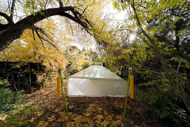 green design, eco design, sustainable design, Iwan Baan, Selgas Cano, Submerged building, natural light, Madrid