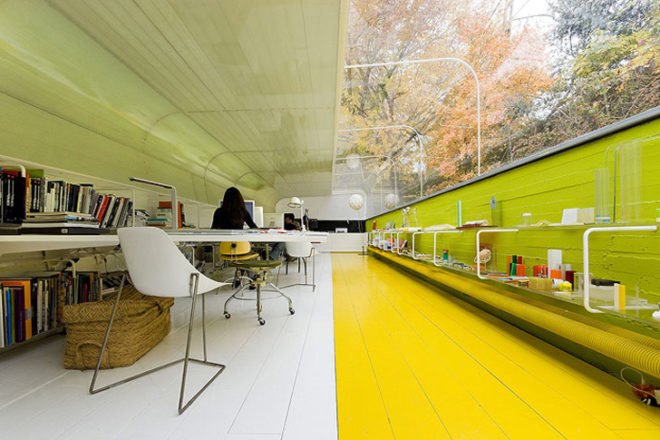 green design, eco design, sustainable design, Iwan Baan, Selgas Cano, Submerged building, natural light, Madrid
