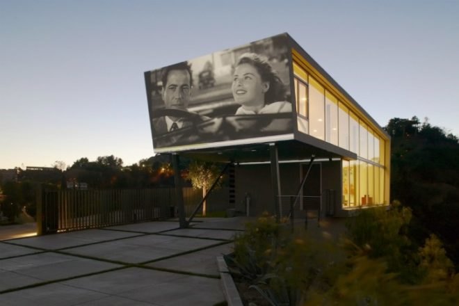 Skyline Residence, Belzberg Architects, local materials, hollywood hills, solar passive design, shade screen, natural ventilation