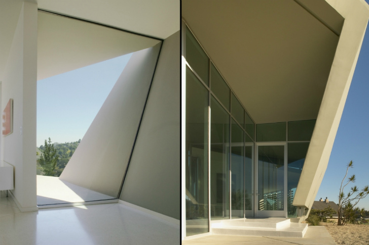 Skyline Residence, Belzberg Architects, local materials, hollywood hills, solar passive design, shade screen, natural ventilation