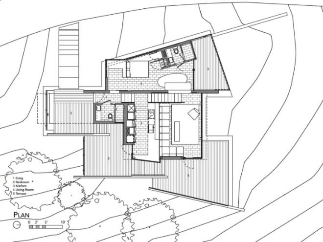 Small House, Cooper Joseph Studio, sonoma, solar power, beekeeping, small space living, locavore