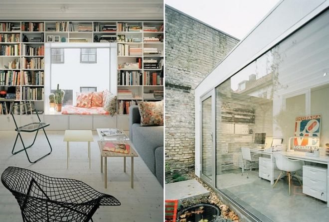 daylighting, natural lighting, rooftop courtyard, green design, sustainable design, Sweden, insulated glass, Landskrona, townhouse, small fooprint, eco design, sustainable design, green design, Elding Oscarson