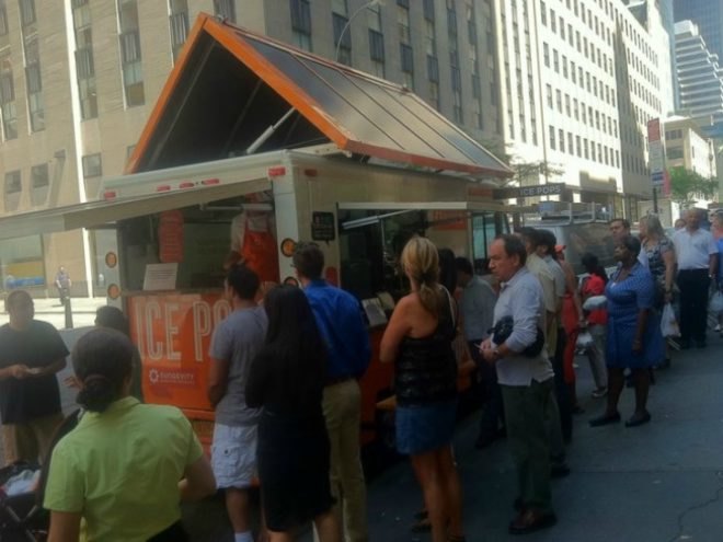 Sungevity, Ice Pop Truck, rolling rooftop revolution, organic popsicles, solar power, solar powered food truck