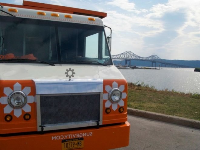 Sungevity, Ice Pop Truck, rolling rooftop revolution, organic popsicles, solar power, solar powered food truck