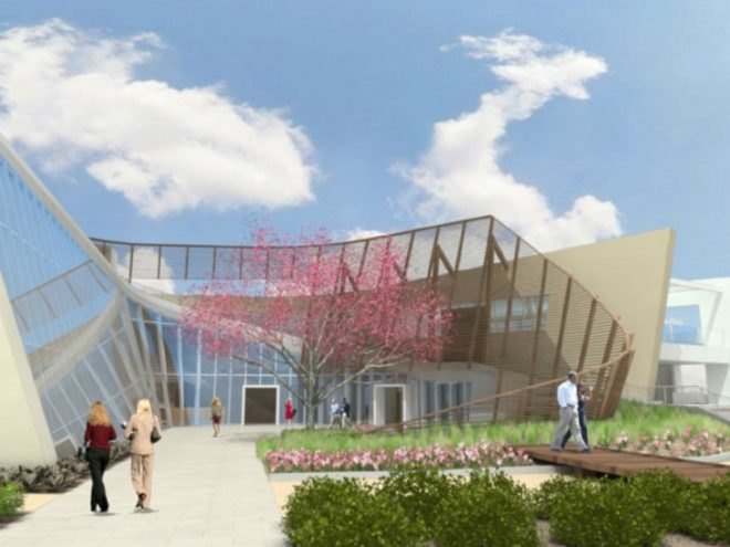 The Frontier Project, HMC Architects, demonstration project, green building, rancho cucamonga, green roof, solar power, sustainable architecture