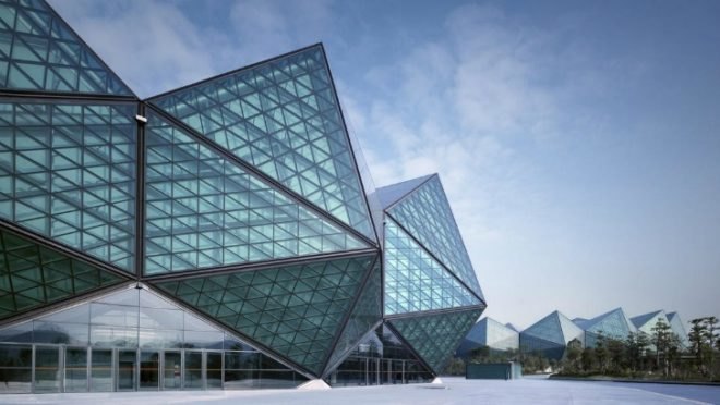 Universiade Sports Center, GMP Architekten, shenzen, universiade 2011, translucent facade, high performance facade, eco stadium