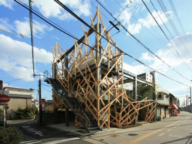 Urban Woods, Yoshiaki Oyabu Architects, green renovation, shade, re-skinning, vertical garden, exoskeleton
