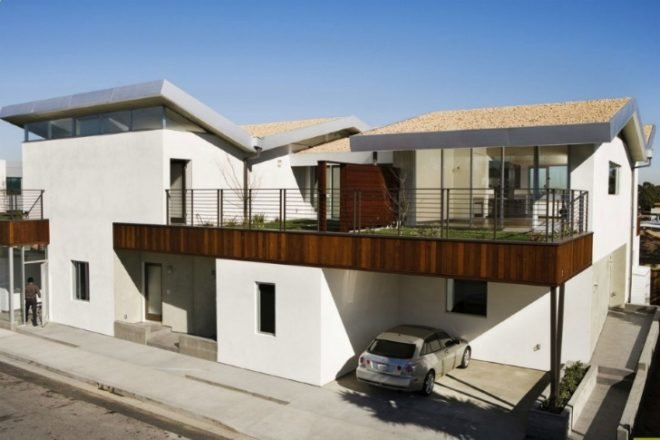 W-V Mixed Use, Poon Design Inc, manhattan beach, green roof, rooftop lawn, mixed use project, eco residence, green architecture