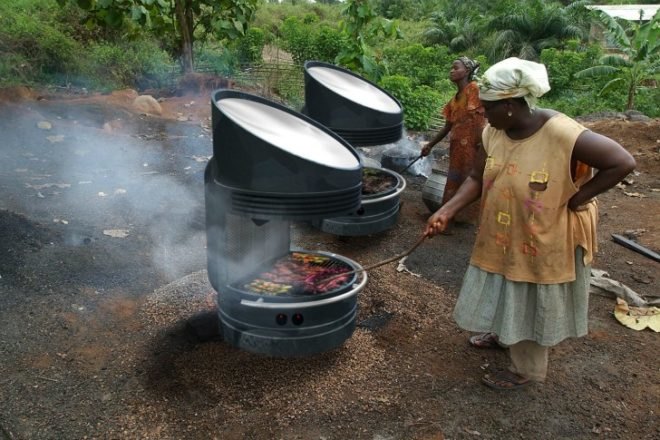 Wilson Solar Grill, solar grill, MIT, humanitarian design, solar power, solar cooking