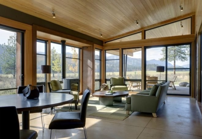 Wolf Creek Cabin, Balance Associates Architects, eco cabin, cabin, eco home, green home