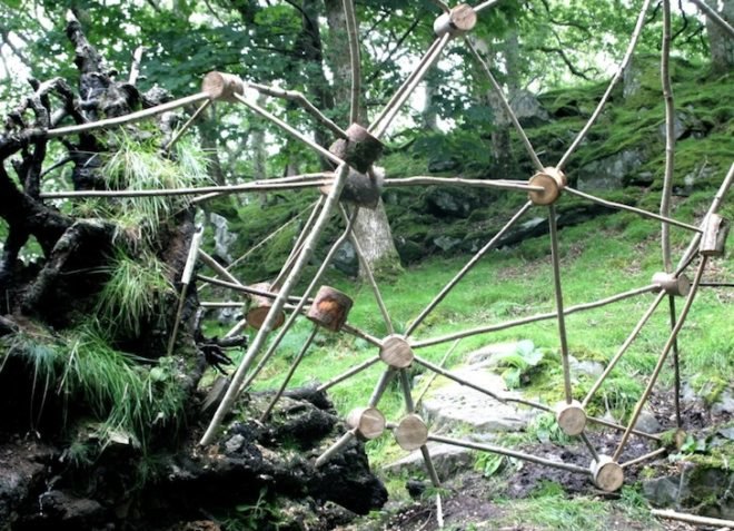 compost toilet, green roof, solar panel, green design, sustainable design, Tabitha Pope, Recycled Venues, Crafted Space, Jenny Hall, Graig Wen, Wales, Woodland Design Lab, natural materials, compost, vegetarian meals, recycled materials, reusable materials, art, architecture