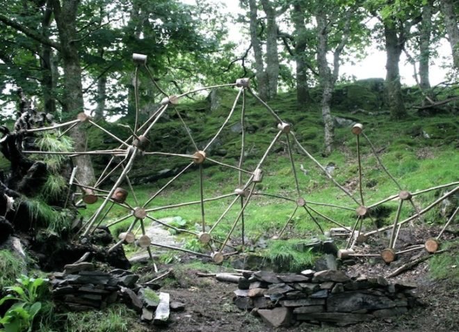 compost toilet, green roof, solar panel, green design, sustainable design, Tabitha Pope, Recycled Venues, Crafted Space, Jenny Hall, Graig Wen, Wales, Woodland Design Lab, natural materials, compost, vegetarian meals, recycled materials, reusable materials, art, architecture