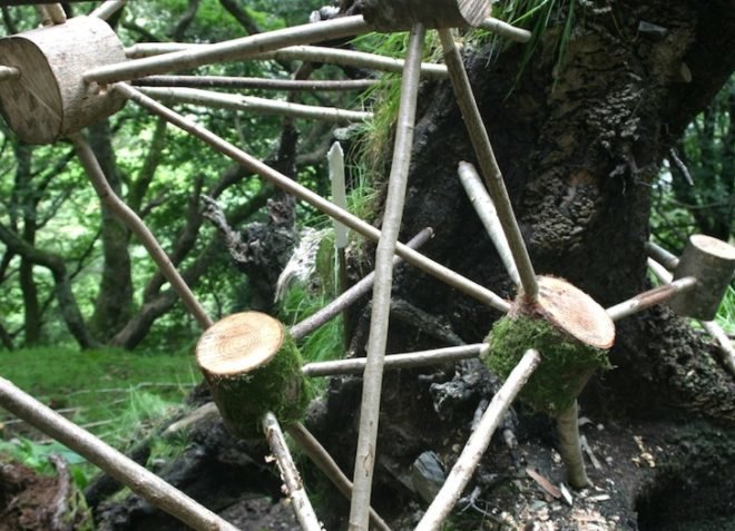 compost toilet, green roof, solar panel, green design, sustainable design, Tabitha Pope, Recycled Venues, Crafted Space, Jenny Hall, Graig Wen, Wales, Woodland Design Lab, natural materials, compost, vegetarian meals, recycled materials, reusable materials, art, architecture