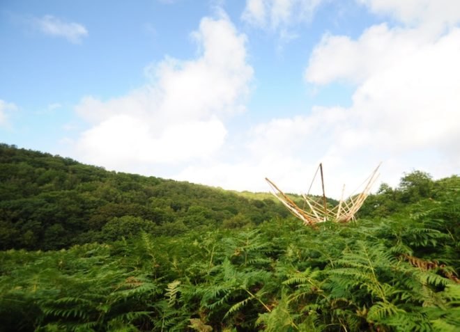 compost toilet, green roof, solar panel, green design, sustainable design, Tabitha Pope, Recycled Venues, Crafted Space, Jenny Hall, Graig Wen, Wales, Woodland Design Lab, natural materials, compost, vegetarian meals, recycled materials, reusable materials, art, architecture