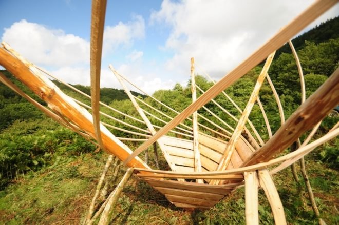 compost toilet, green roof, solar panel, green design, sustainable design, Tabitha Pope, Recycled Venues, Crafted Space, Jenny Hall, Graig Wen, Wales, Woodland Design Lab, natural materials, compost, vegetarian meals, recycled materials, reusable materials, art, architecture
