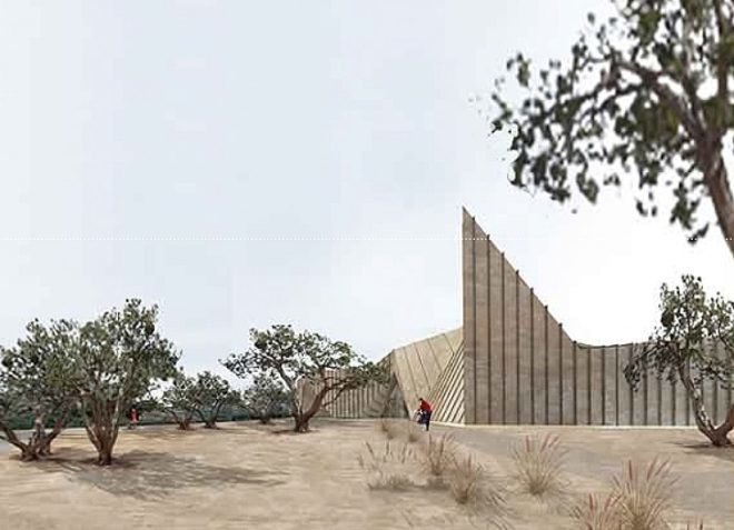 passive design, environmental stewardship, Pacific Crest Trail, Vasquez Roads Nature & Interpretive Center, low winter sun, summer sun, solar gain, rainwater harvesting, eco-design, sustainable design, green design