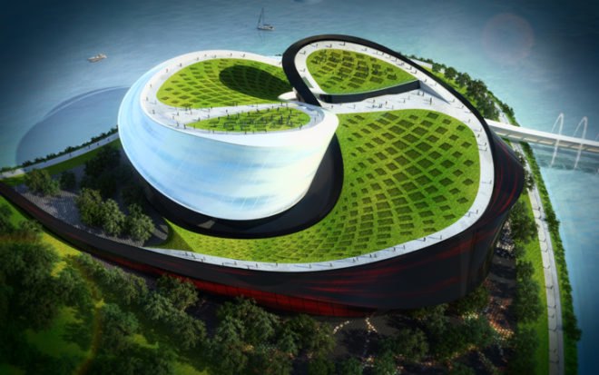 Sanzpont Arquitectura, green roof, rainwater harvesting, solar panels, energy efficiency, green design, eco-design, sustainable design, urban spaces, Korea, Busan Opera House Competition, LED, energy flow in motion, RGB, insulation, greywater