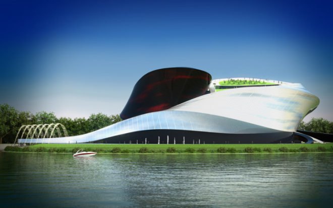 Sanzpont Arquitectura, green roof, rainwater harvesting, solar panels, energy efficiency, green design, eco-design, sustainable design, urban spaces, Korea, Busan Opera House Competition, LED, energy flow in motion, RGB, insulation, greywater