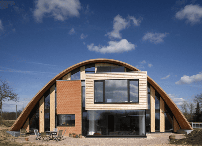 Crossway, Passive House, Zero-Carbon, Richard Hawkes, certified, green roof, living roof, biomass boiler, photovoltaic panels, solar thermal, heat recovery, triple glazing, eco design, sustainable design, green design
