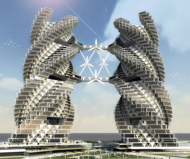 vikas pawar, eco skyscraper, green design, eco design, sustainable design, green skyscraper, green tower, green architecture, sustainable architecture, water purifying skyscraper