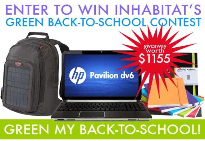 green back to school, eco back to school, green back-to-school, environmental back to school, eco school supplies, green school supplies, solar powered voltaic backpack, HP laptop, back to school contest, free stuff, back to school giveaway, laptop giveaway, backpack giveaway, hp dv6 pavilion, green school supplies, behance, ecosystem, naked binder, voltaic solar bags