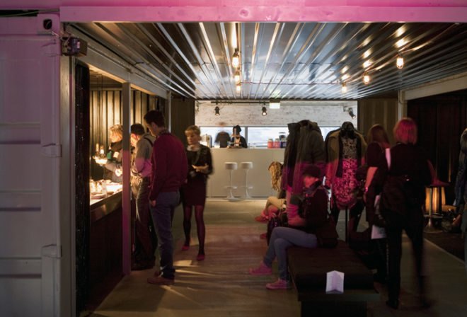 bread and butter,shipping container, shipping container architecture, cargotecture, two times twenty feet, shipping container store, tommy hilfiger, hilfiger, tommy hilfiger shipping container, eco design, green design, sustainable design, green architecture, eco architecture