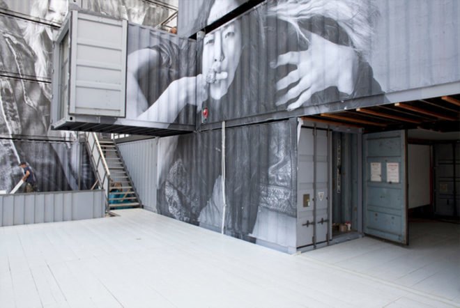 bread and butter,shipping container, shipping container architecture, cargotecture, two times twenty feet, shipping container store, tommy hilfiger, hilfiger, tommy hilfiger shipping container, eco design, green design, sustainable design, green architecture, eco architecture