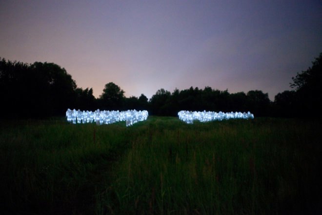 luzinterruptus, nuclear power, radioactive waste, dockville festival, hamburg, LED lights, Art