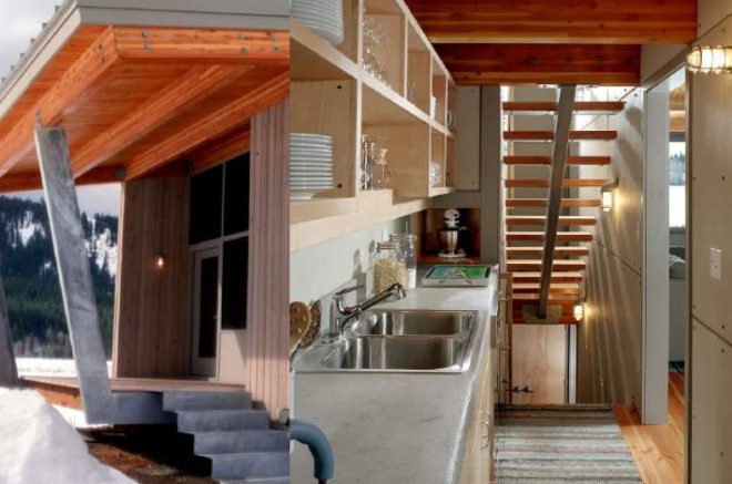 mathow cabin, eggleston farkas architects, mathow, small living, small footprint, tiny home, small home, green home, eco design, eco design, sustainable design, small space living, sustainable home