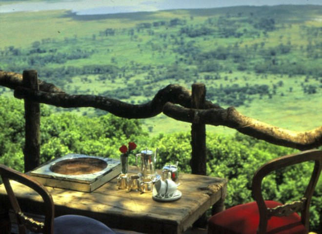 Ngorongoro Crater Lodge, Ngorongoro, eco tourism, hotel built into crater wall, hotel built into volcano wall, eco travel, green design, eco design, sustainable design,