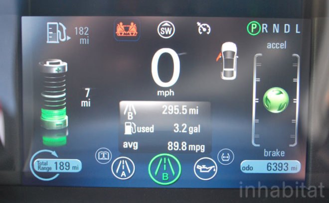 Chevy Volt test drive, Chevy Volt extended test drive, Inhabitat, Laura K. Cowan, Transportation Editor, green transportation, alternative transportation, electric vehicle, electric car, PHEV, plug-in hybrid, range-extended EV, green automotive design