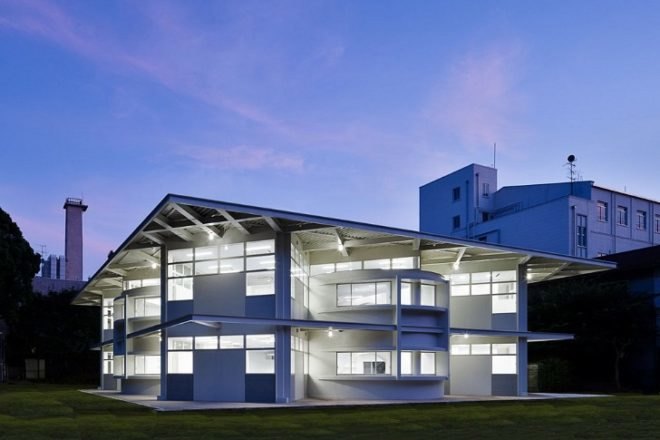 passive design, Japanese design, engawa, natural lighting, shading, green design, eco-design, sustainable design, circular design, International School of Sacred Heart, Tokyo, Japan