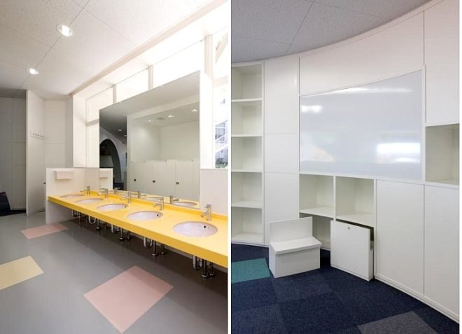 passive design, Japanese design, engawa, natural lighting, shading, green design, eco-design, sustainable design, circular design, International School of Sacred Heart, Tokyo, Japan