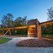 green design, eco design, sustainable design, Indianapolis Museum of Art, 100 Acres Park, Visiondivision, yellow poplar tree, Chopstick, visitor kiosk, bark shingles, Indiana