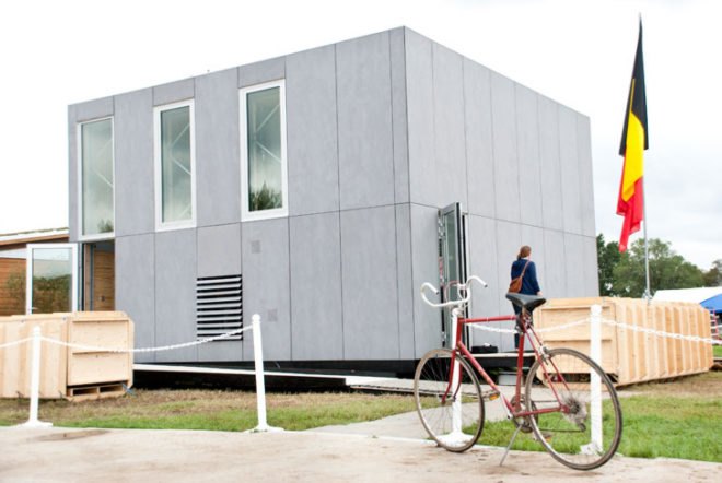 Solar Decathlon; green design; energy efficient; green building; recycled materials; eco design; self sufficient; self sustaining; renewable energy; Team Belgium; E-Cube; sustainable design